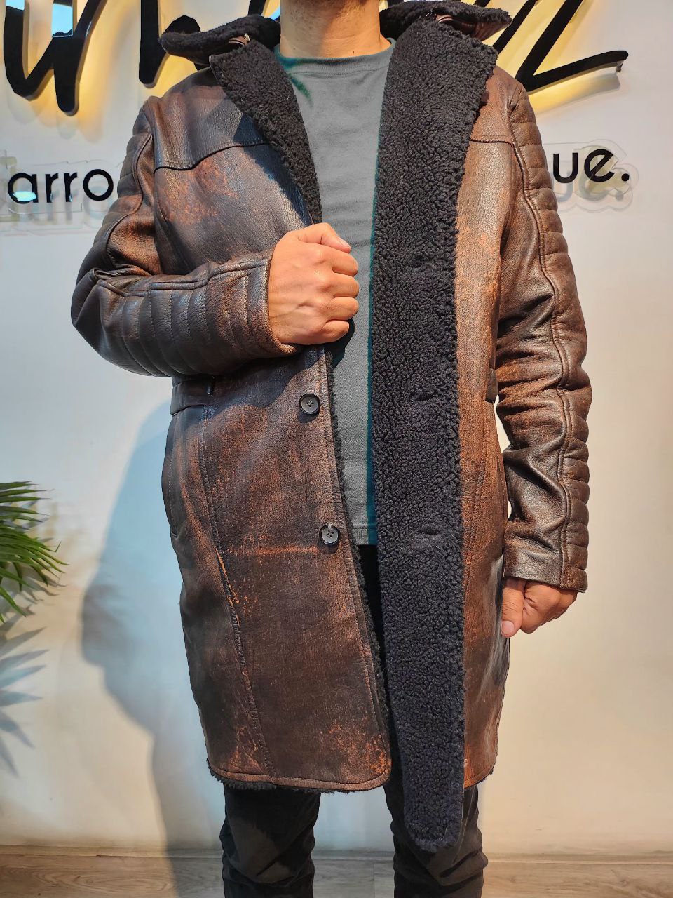 Pilot jacket with patches