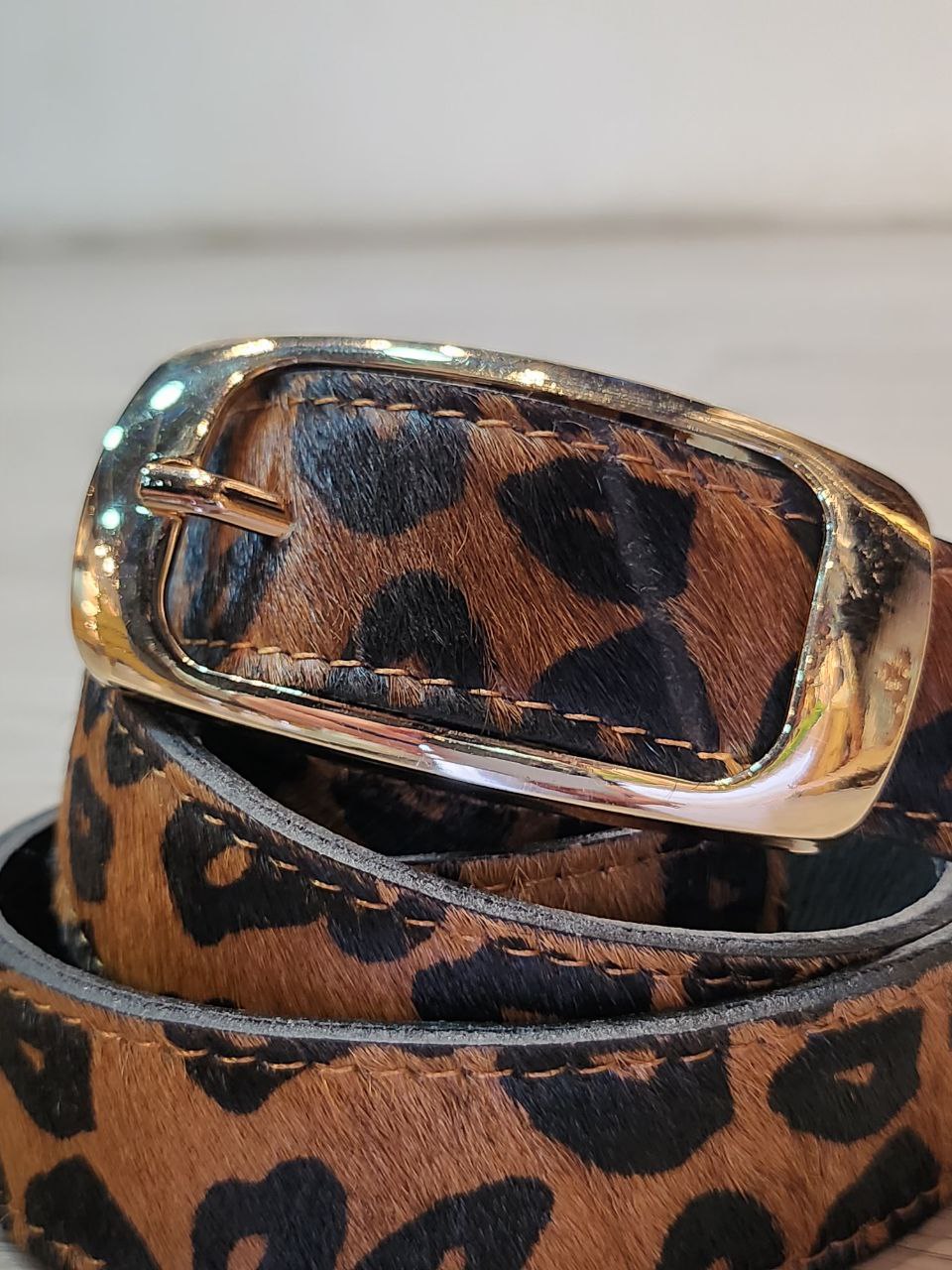 Cinturón animal print - dama