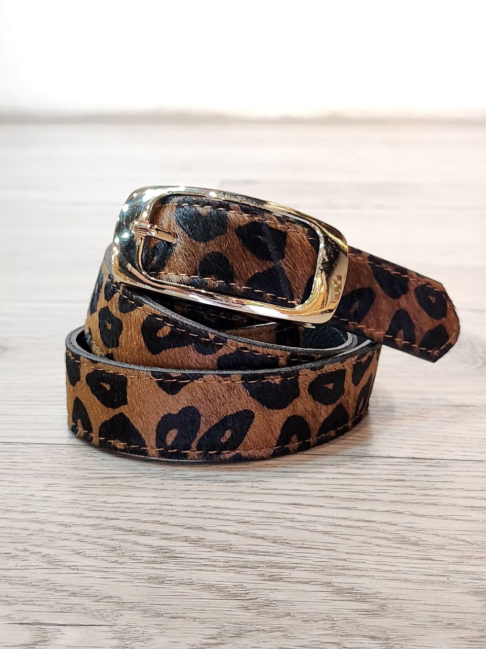 Cinturón animal print - dama