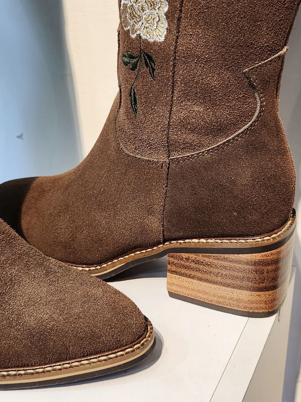 Botas dama - Texana bordada