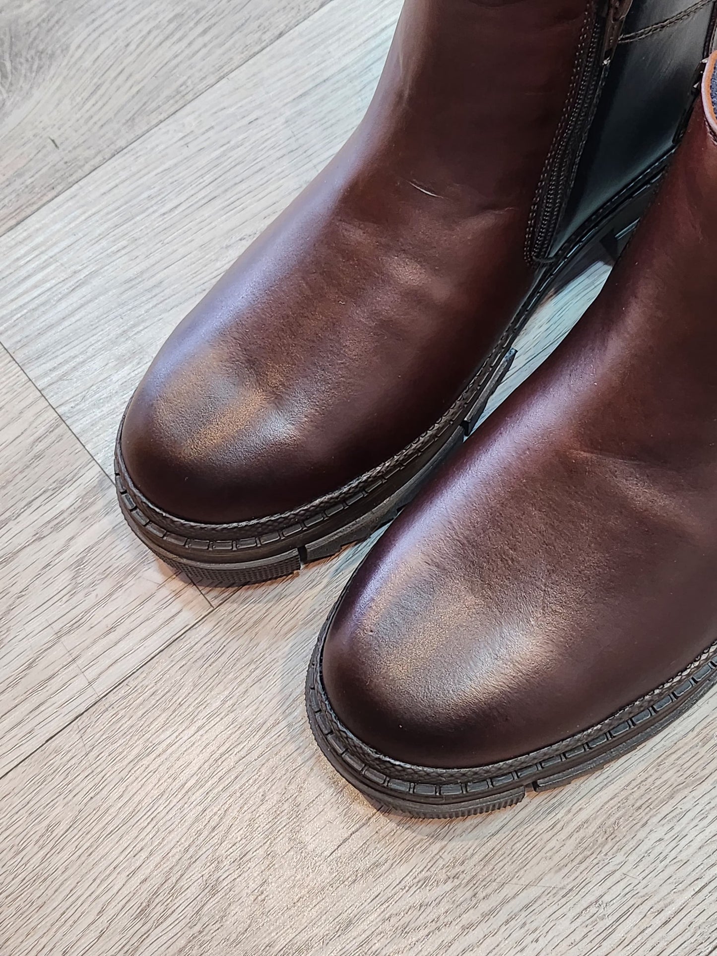 Botines 824 caballero tabaco