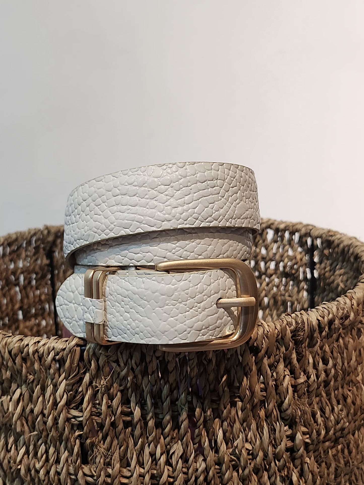 Cinturón en cuero para dama