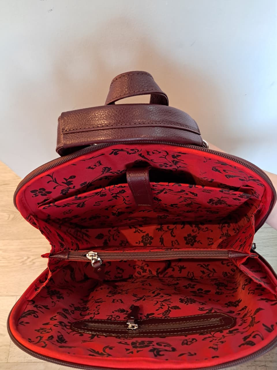Bolso Morral Dama Vino Tinto