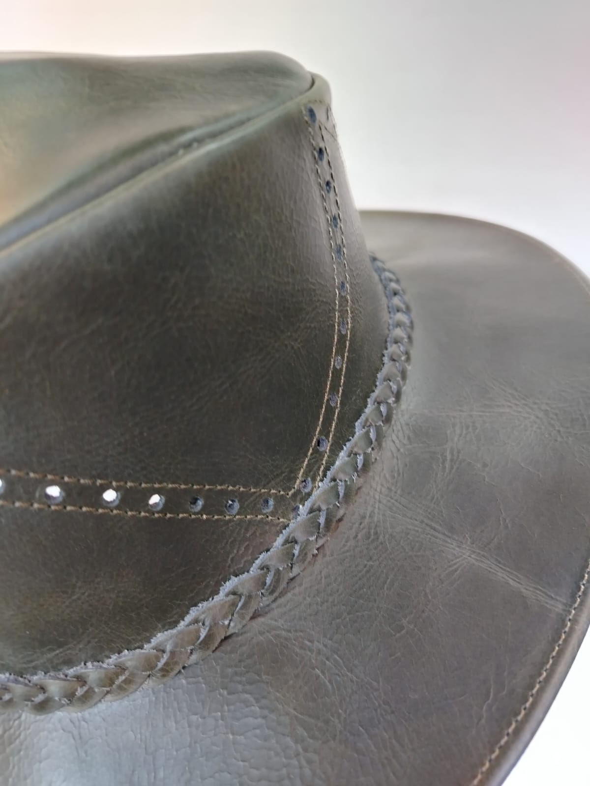 Sombrero Verde Trenzado