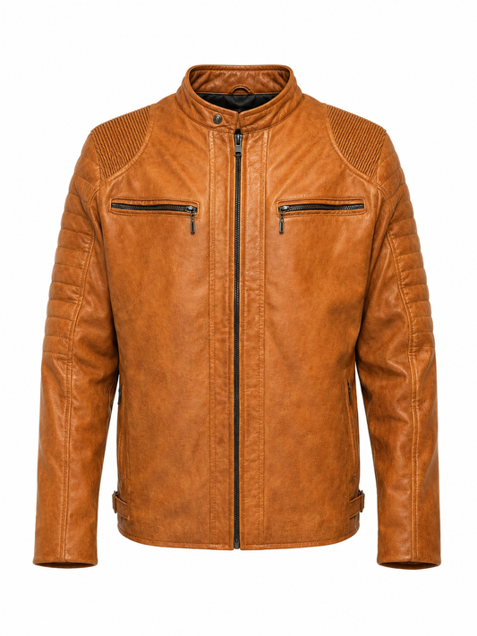 Pilot jacket with patches