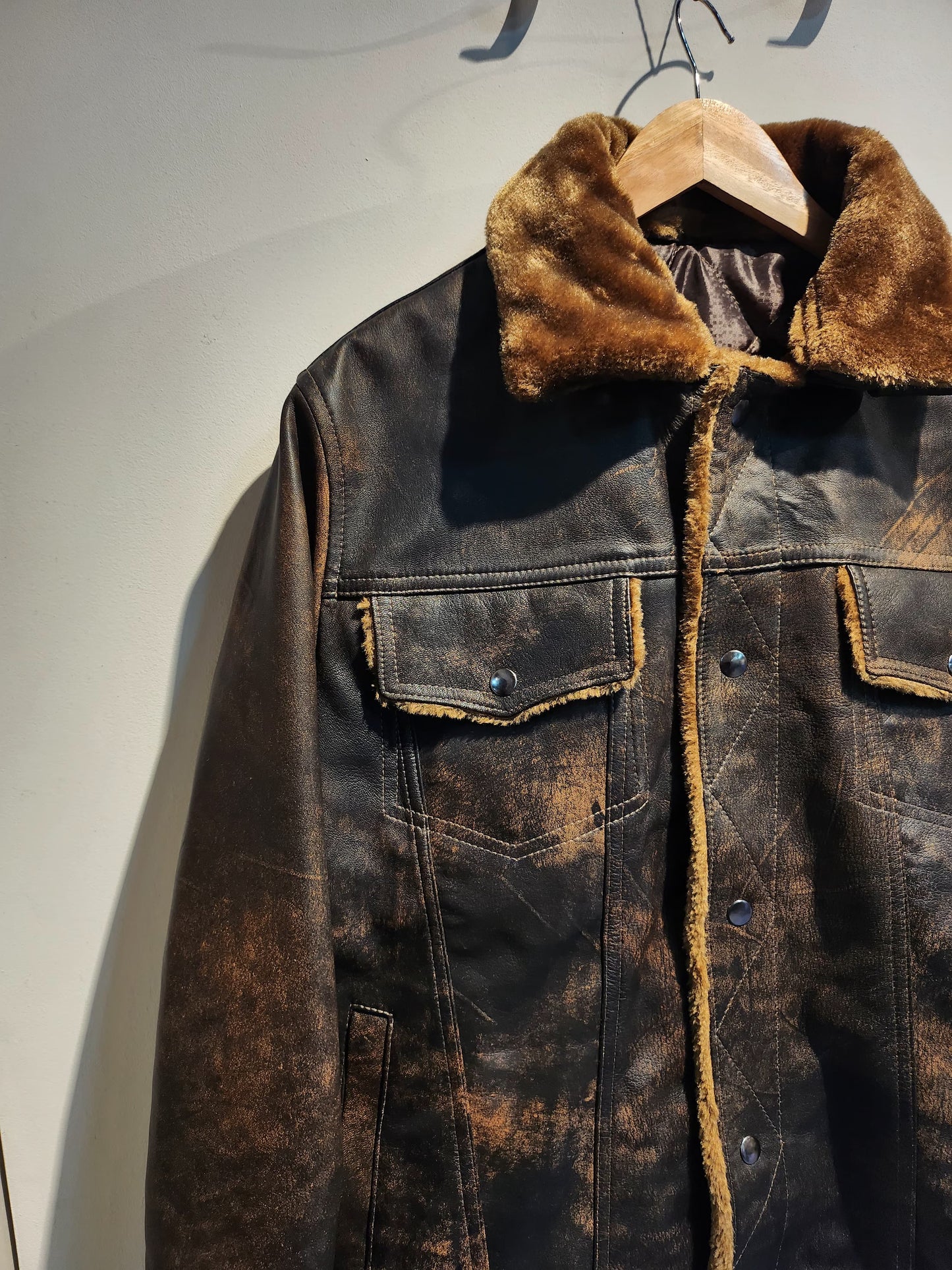 Pilot jacket with patches