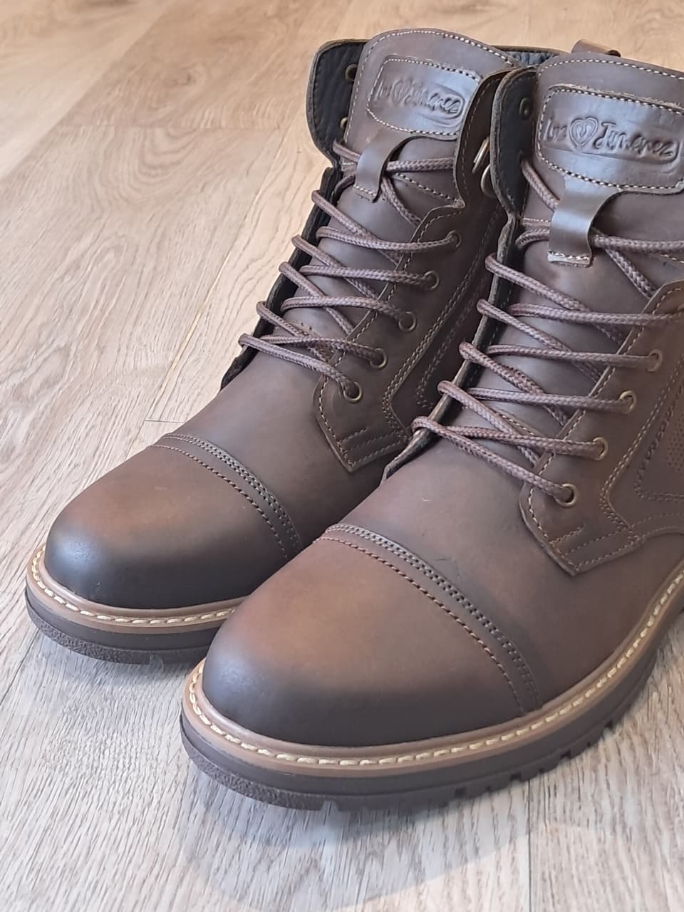 Bota 2056 Caballero amarrar Taupe