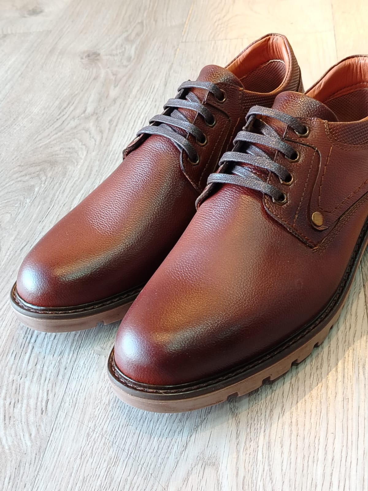 Zapato 4040 Caballero Color Ocre