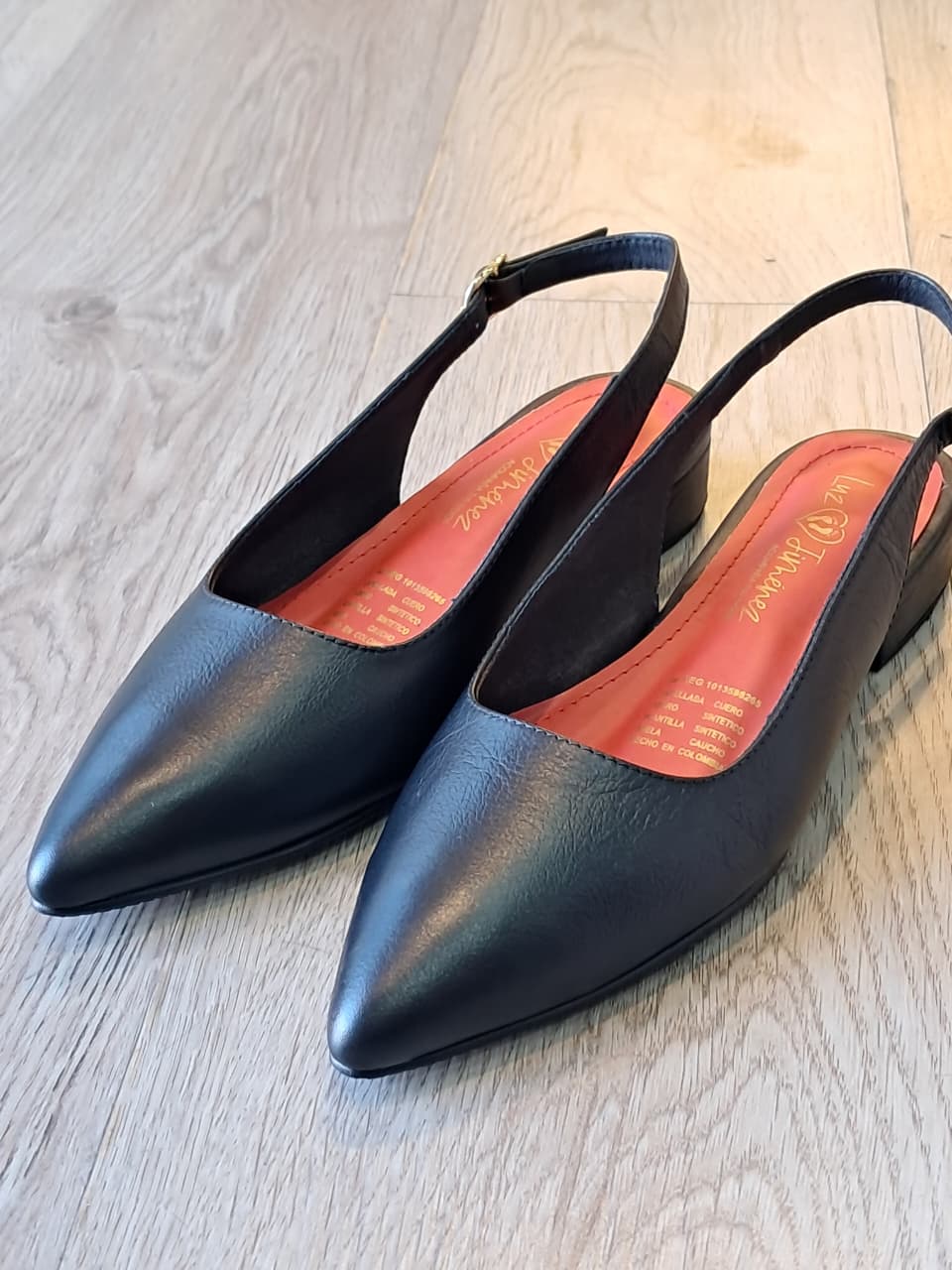 Zapato 1002 Dama Negro destalonado