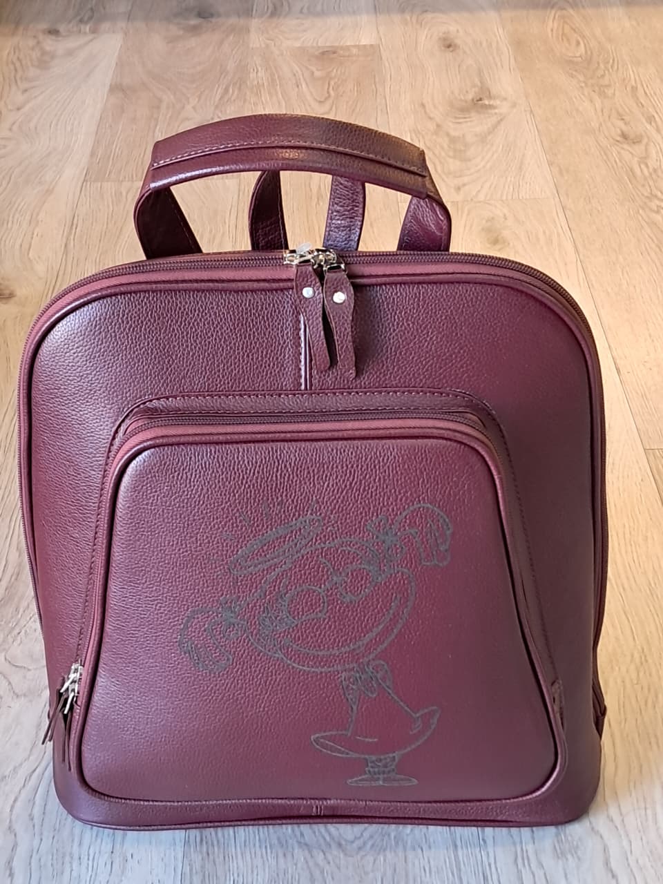 Bolso Morral Dama Vino Tinto