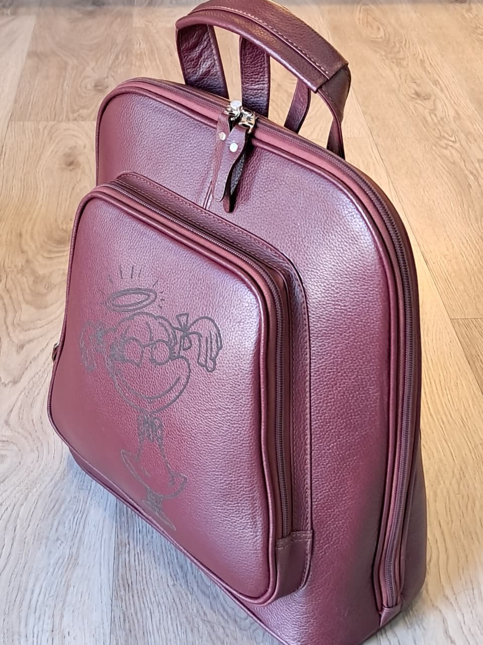 Bolso Morral Dama Vino Tinto
