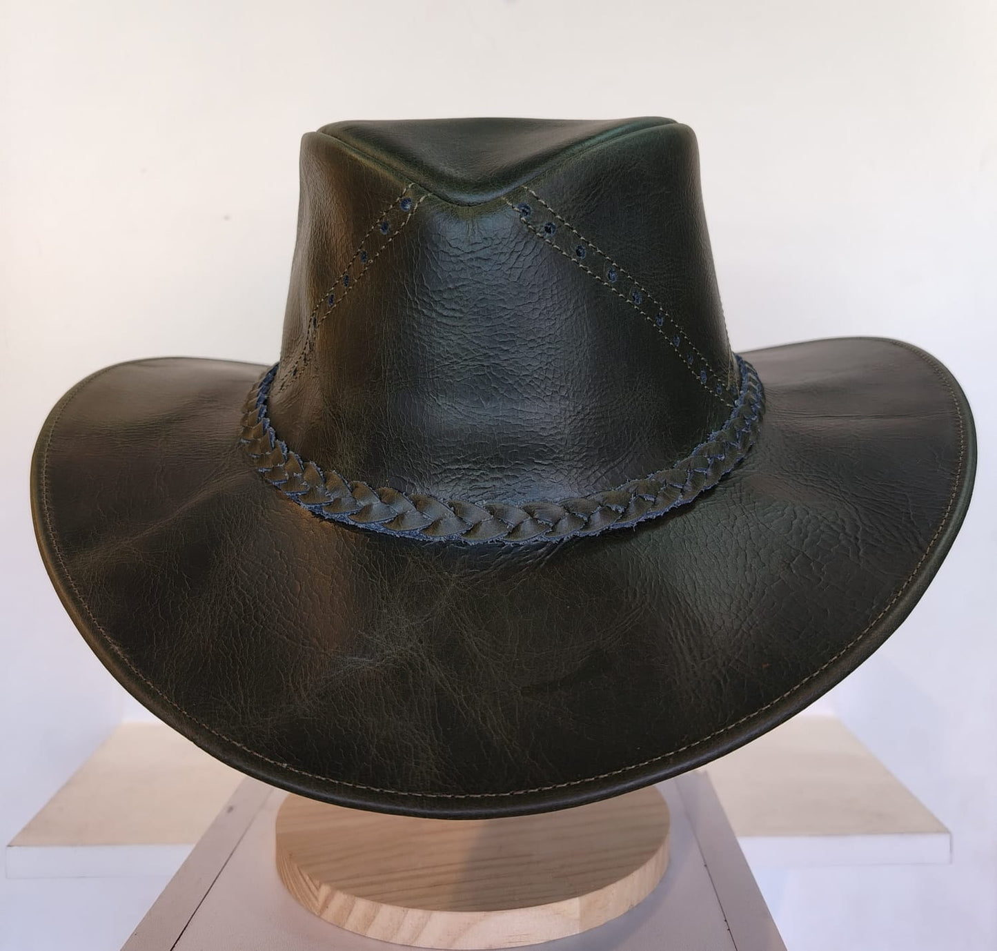 Sombrero Verde Trenzado