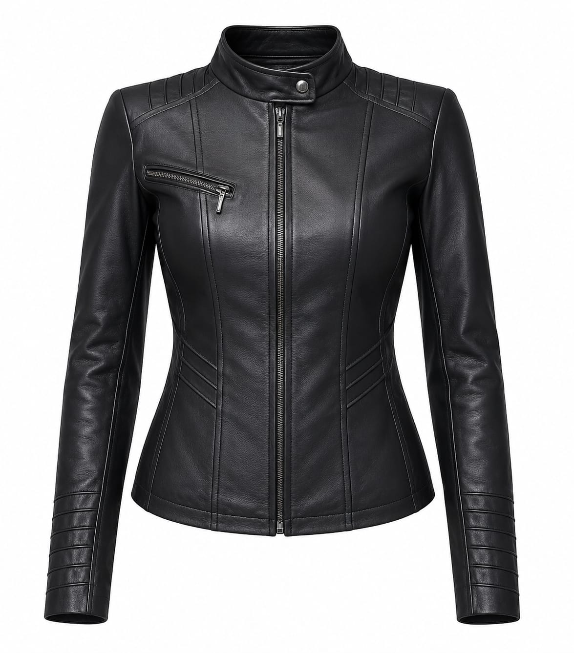 Chaqueta Leila Cuello Militar