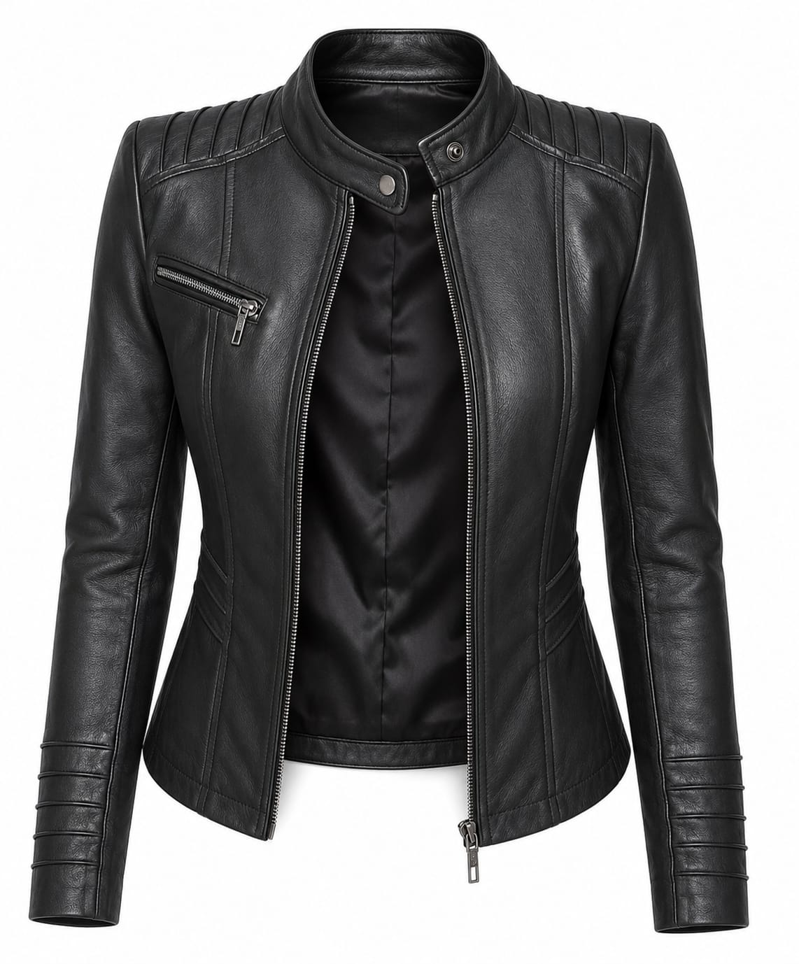 Chaqueta Leila Cuello Militar
