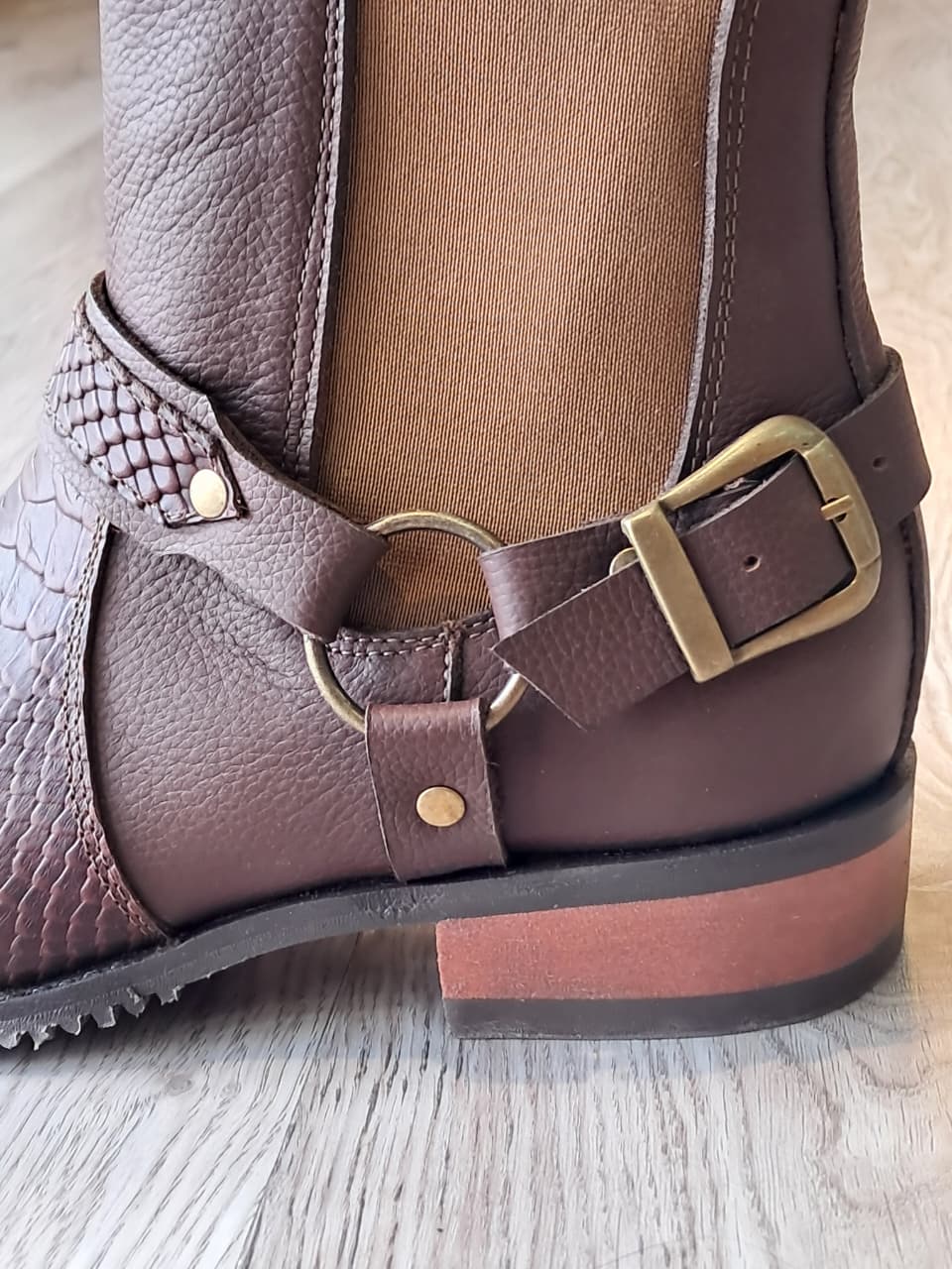 Botin Texano Venado Caballero