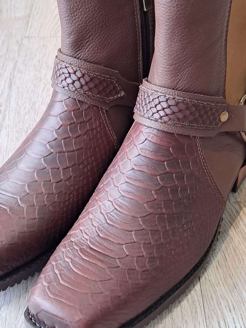 Botin Texano Venado Caballero