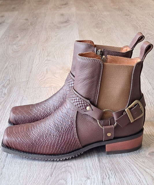 Botin Texano Venado Caballero